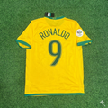 Maillot Ronaldo Nazario #9 Brésil Coupe du Monde 2006