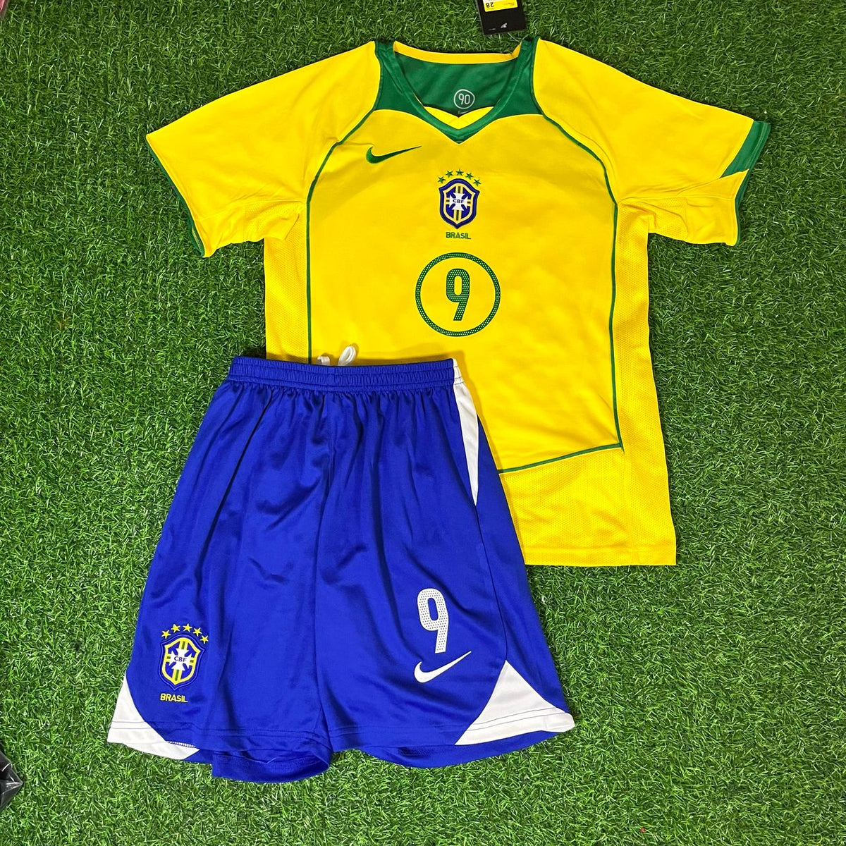 Adriano Brasilien 2004-06 Retro Kinder Trikot Fußball Trikot