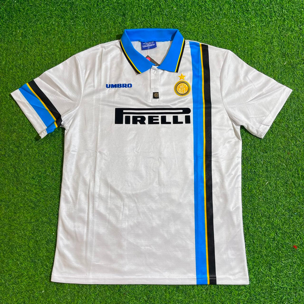 Ronaldo Nazario Inter 1997-1998 Auswärts Retro-Fußballtrikot