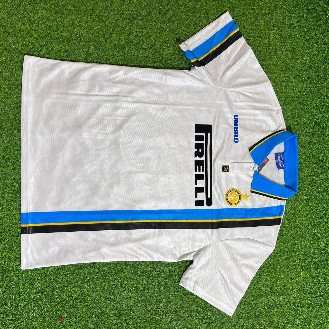 Ronaldo Nazario Inter 1997-1998 Auswärts Retro-Fußballtrikot