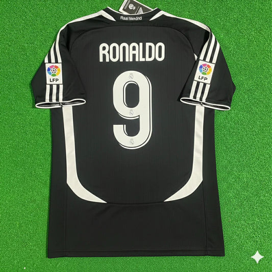 Ronaldo Nazario Real Madrid 2006-2007 Black Jersey Soccer Shirt
