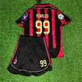 Ronaldo Nazario R9 El Fenomeno AC Milan 2007 Kids Children Home Retro Jersey