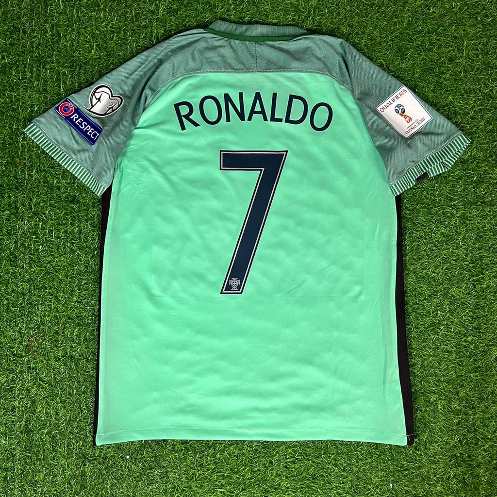 Cristiano Ronaldo Portugal 2018 World Cup Retro Jersey