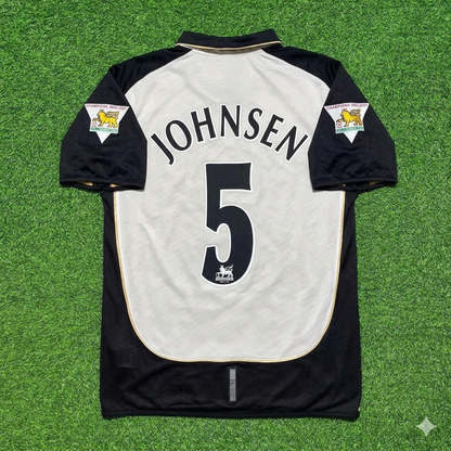 Ronny Johnsen #5 Manchester United 2001-2002 Wende-Retro-Trikot
