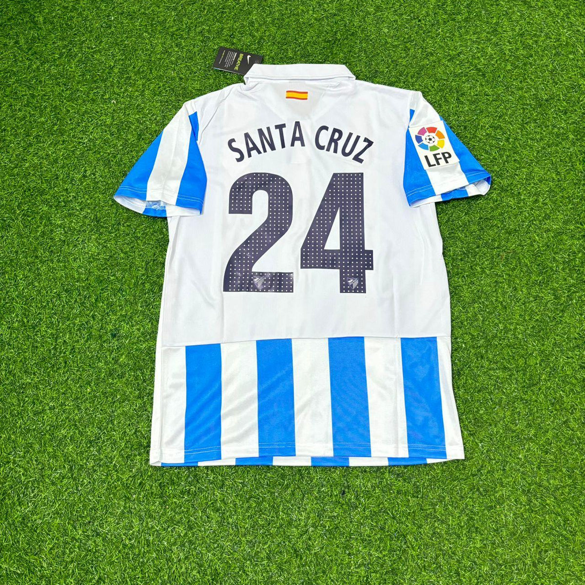 Camiseta de fútbol retro de local del Málaga CF 2012/13 de Roque Santa Cruz