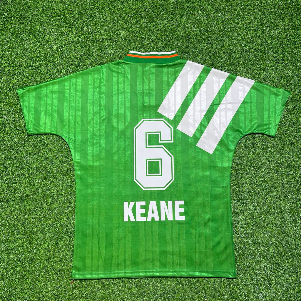 Roy Keane Ireland EIRE Retro Football Jersey