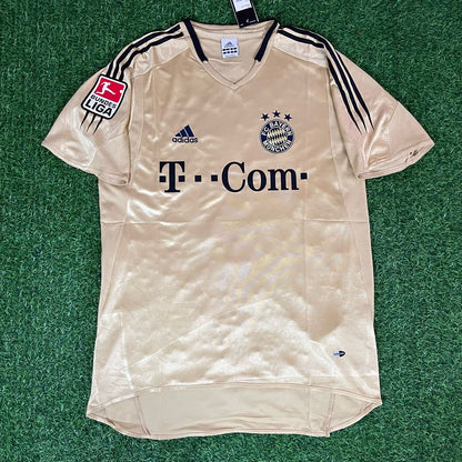 Roy Makaay Bayern Munich Retro Golden 2004/05 Trikot Jersey Maillot Soccer Shirt