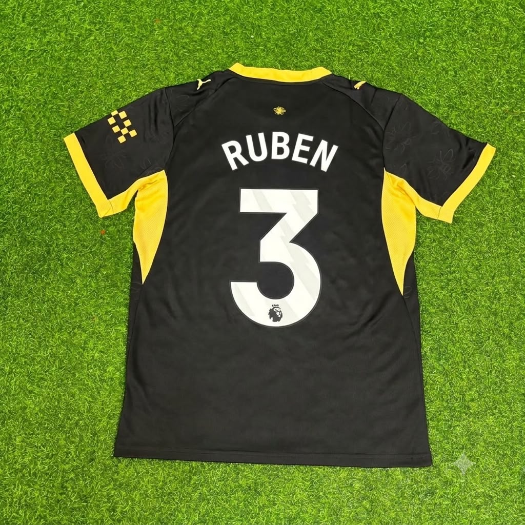 Ruben Dias 3 - Manchester City Auswärts Trikot Neue Saison 2027 Fußballtrikot