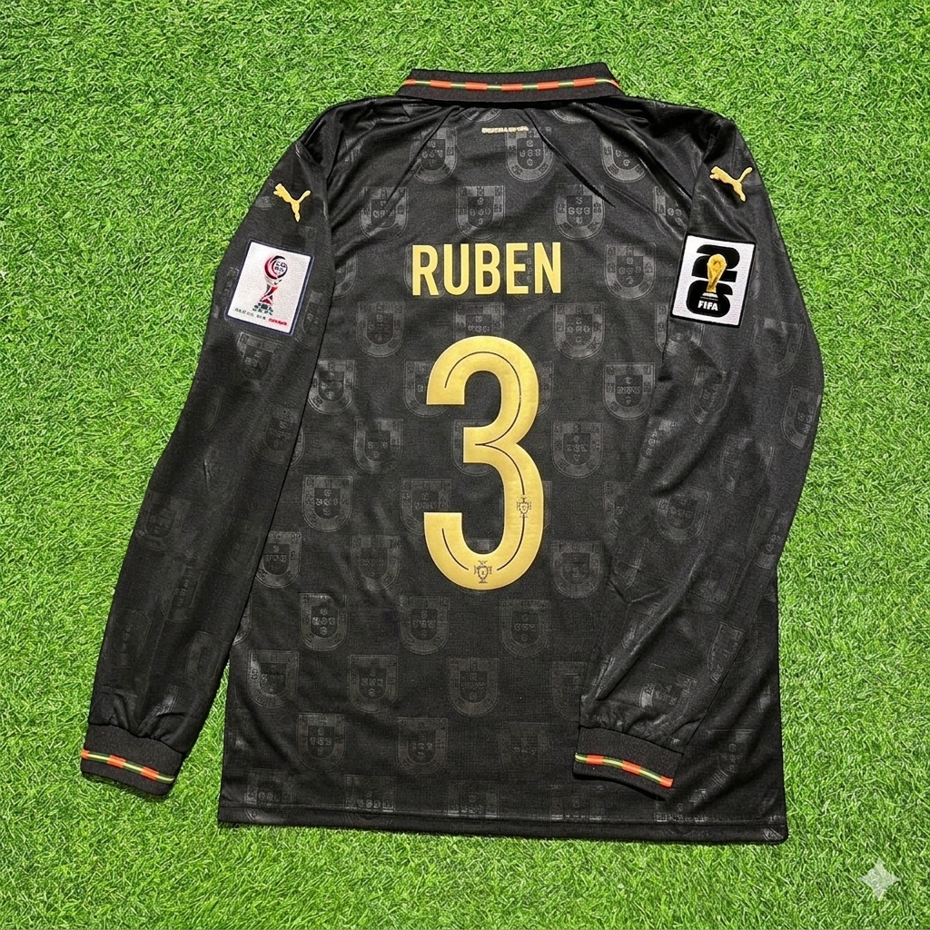 Ruben Dias Portugal WM 2026 Heim Langarm Trikot