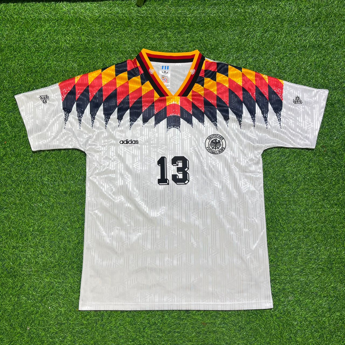 Rudi Völler Deutschland Germany 1994 Weltmeisterschaft Germany Retro Football Jersey Kit