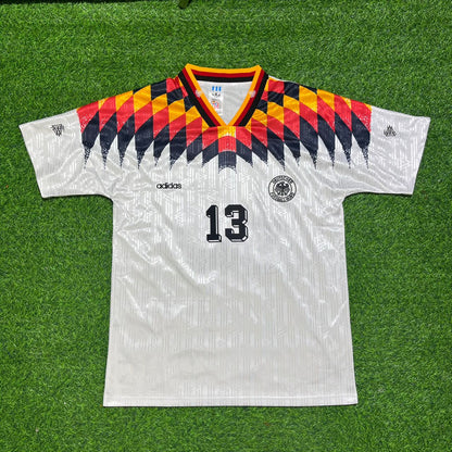 Rudi Völler Deutschland Germany 1994 Weltmeisterschaft Germany Retro Football Jersey Kit