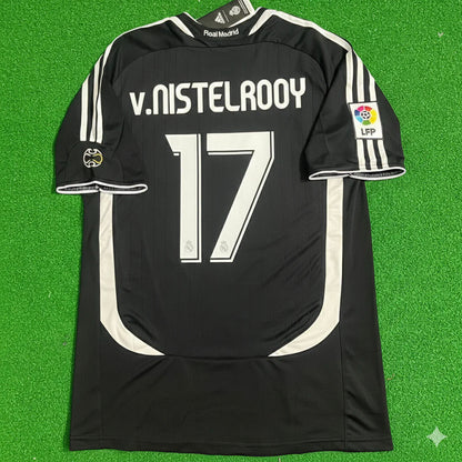Ruud Van Nistelrooy Real Madrid 2006-2007 Black Jersey Soccer Shirt