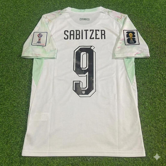 Marcel Sabitzer Austria White 2026 World Cup Football Jersey
