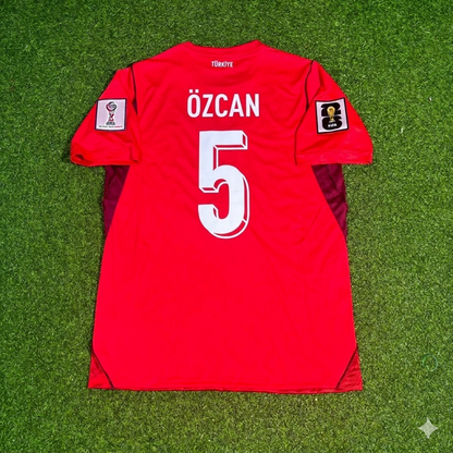 Salih Özcan #5 Turkey Türkiye - World Cup 2026 -Home Red- Jersey Trikot - Maillot Maglia