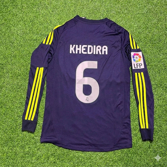 Sami Khedira 6- Real 2012/2013 Away Long Sleeve Football Jersey