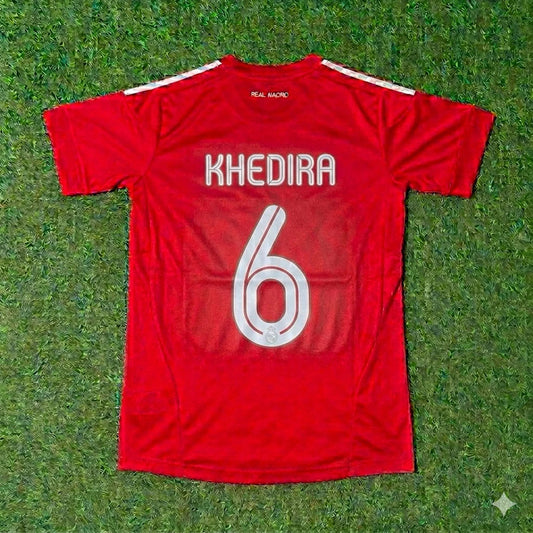 Sami Khedira 6- Real Madrid 2011/2012 Red Football Jersey