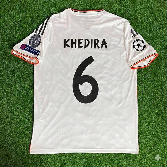 Sami Khedira 6- Real  Madrid Lisbon Short Sleeve Jersey Soccer Shirt