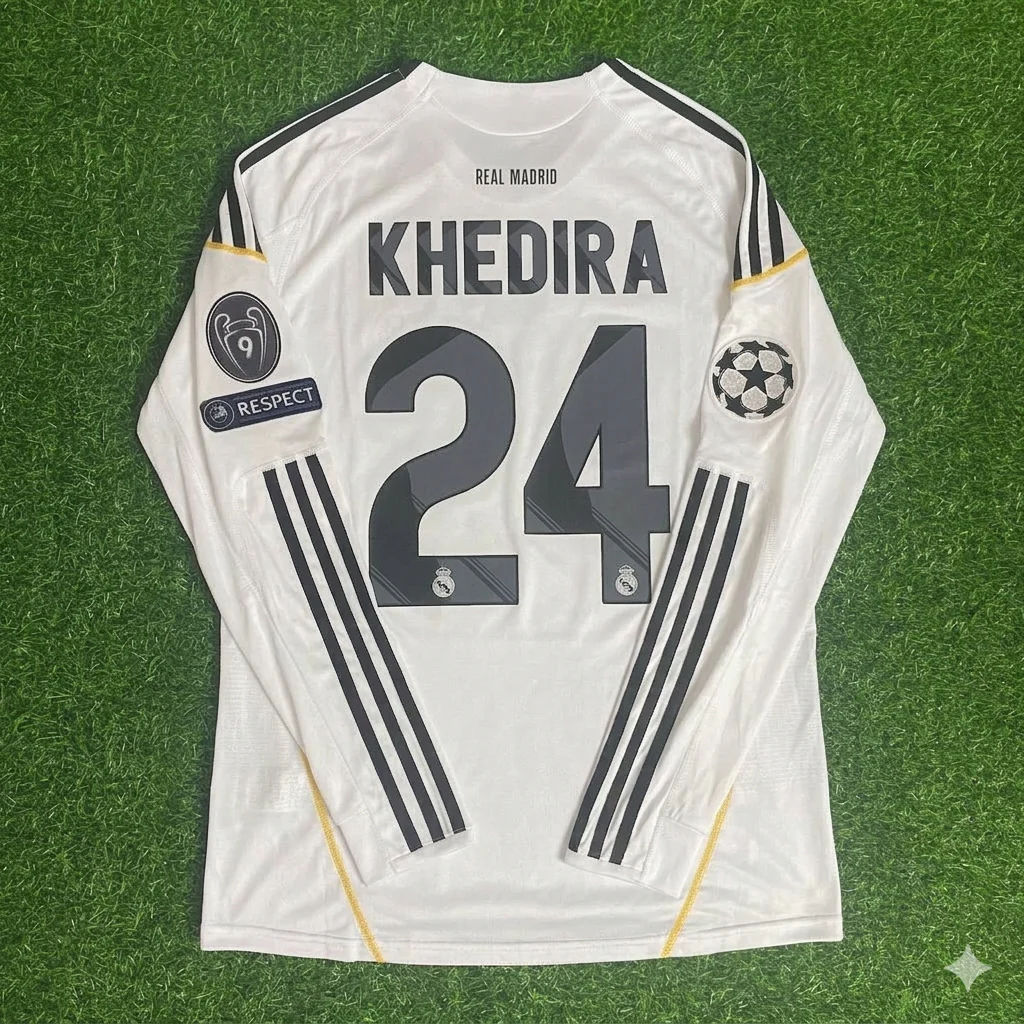 Sami Khedira Real Madrid 2009-2010 Jersey Soccer Shirt