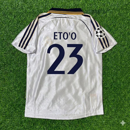 Samuel Eto’o 23- Real Madrid 1998/2000 Retro Football Jersey