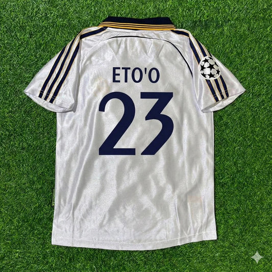 Samuel Eto’o 23- Real Madrid 1998/2000 Retro Football Jersey