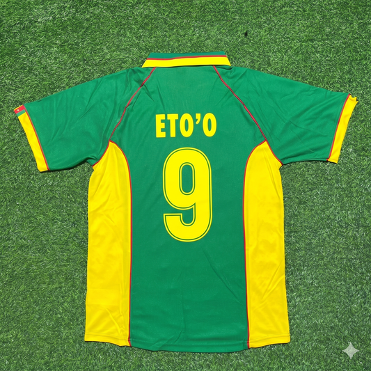 Samuel Eto'o Cameroon 1998 World Cup Retro Football Jersey