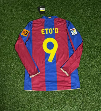 Samuel Eto'o Barcelona 2007 Retro Football Jersey