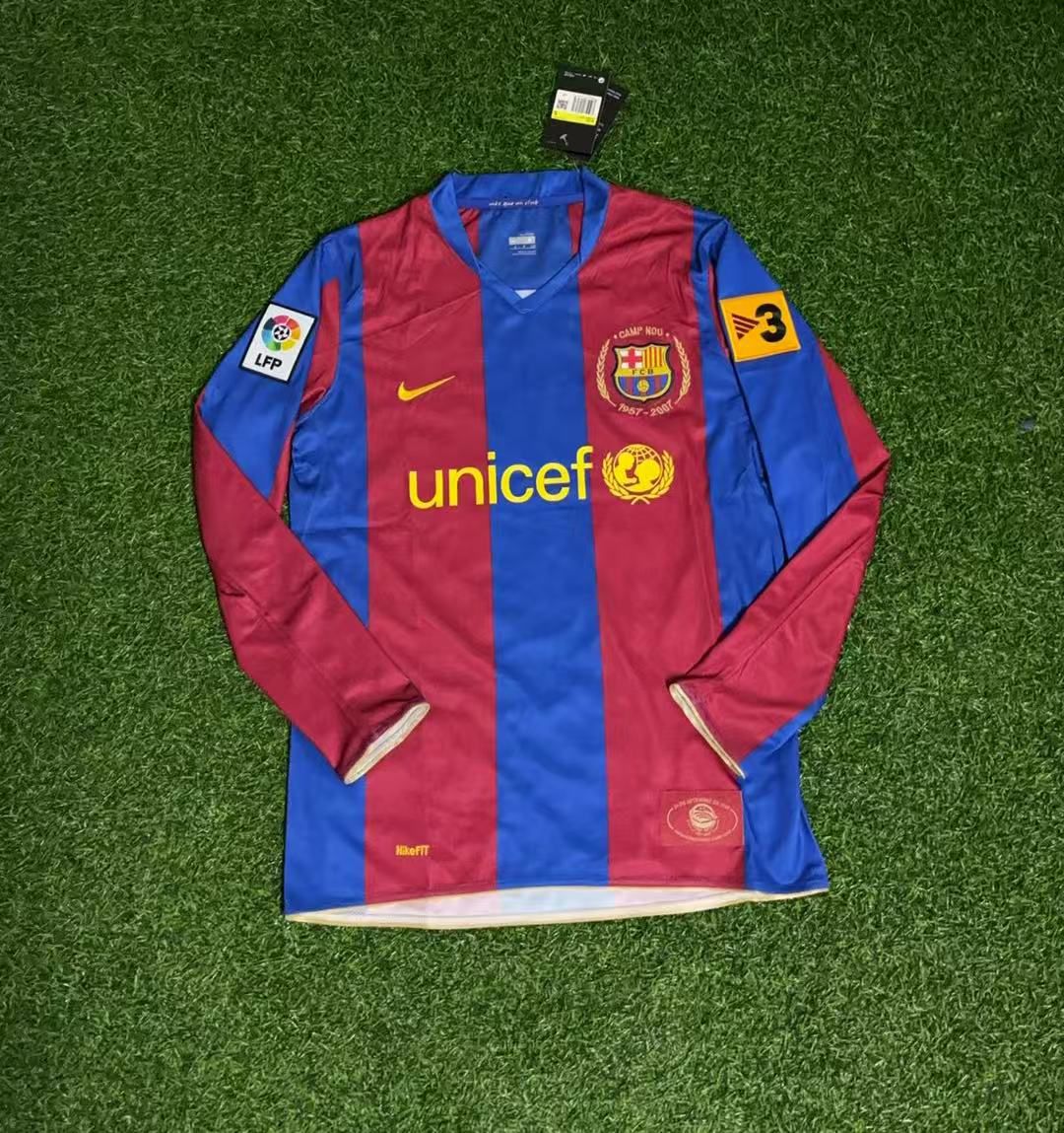 Samuel Eto'o Barcelona 2007 Retro Football Jersey