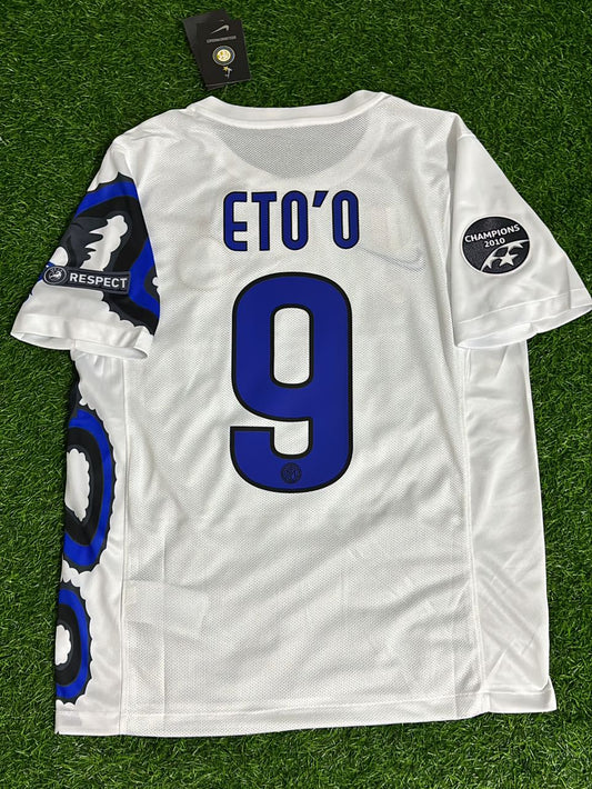 Samuel Etoo - Inter 2010 2011 White Dragon Jersey Trikot Maillot Maglia Soccer Shirt