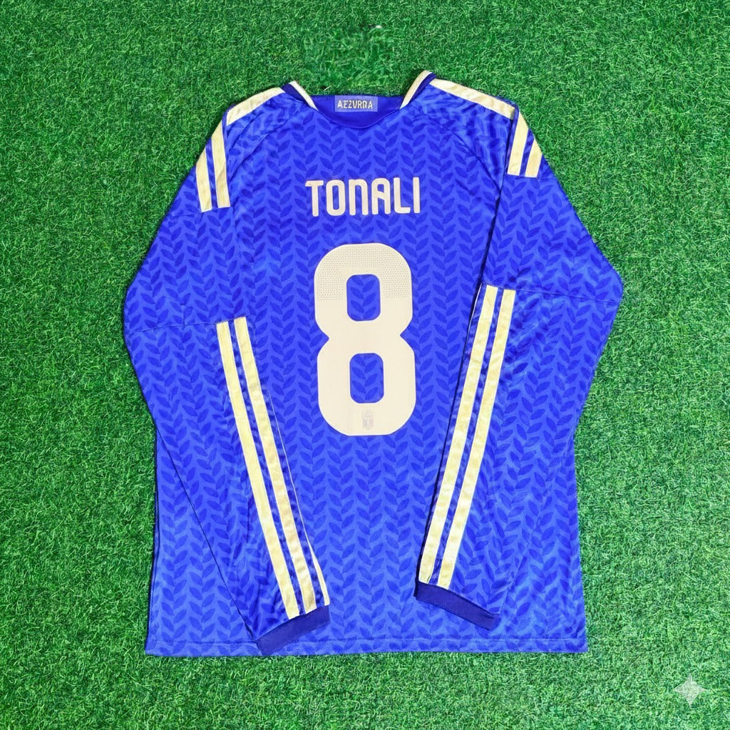 Sandro Tonali 8 - Italien Fußballtrikot Langarm WM 2026