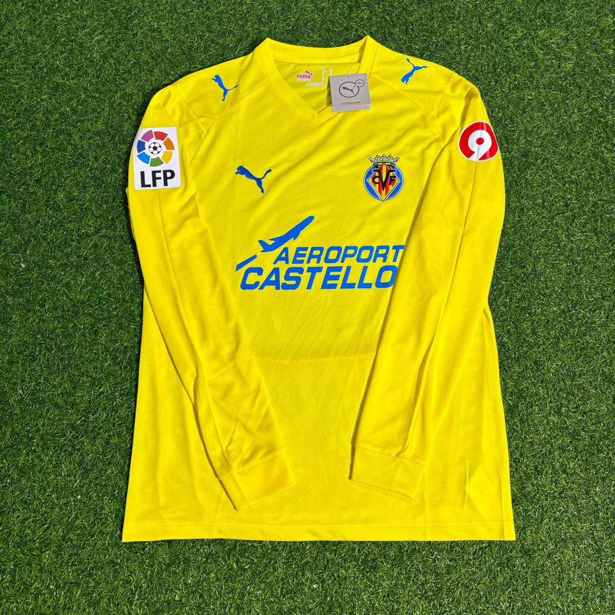 Gerard Moreno 7 Villarreal CF 2008/2009 Long Sleeve Retro Football Jersey