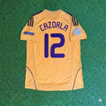 Santi Cazorla 12- Spain EURO 2008 Retro Football Jersey
