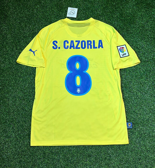 Santi Cazorla Villarreal 2005/06 Retro Home Football Jersey Kit