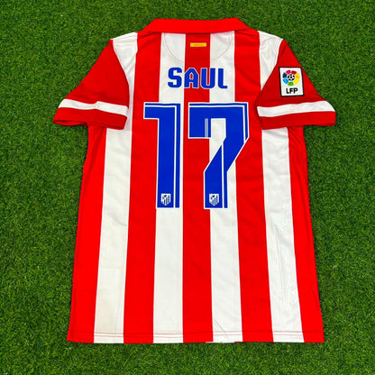 Saul Niguez 17 Atlético Madrid Domicile 2014/15 Rétro Tenue Maillot de Football