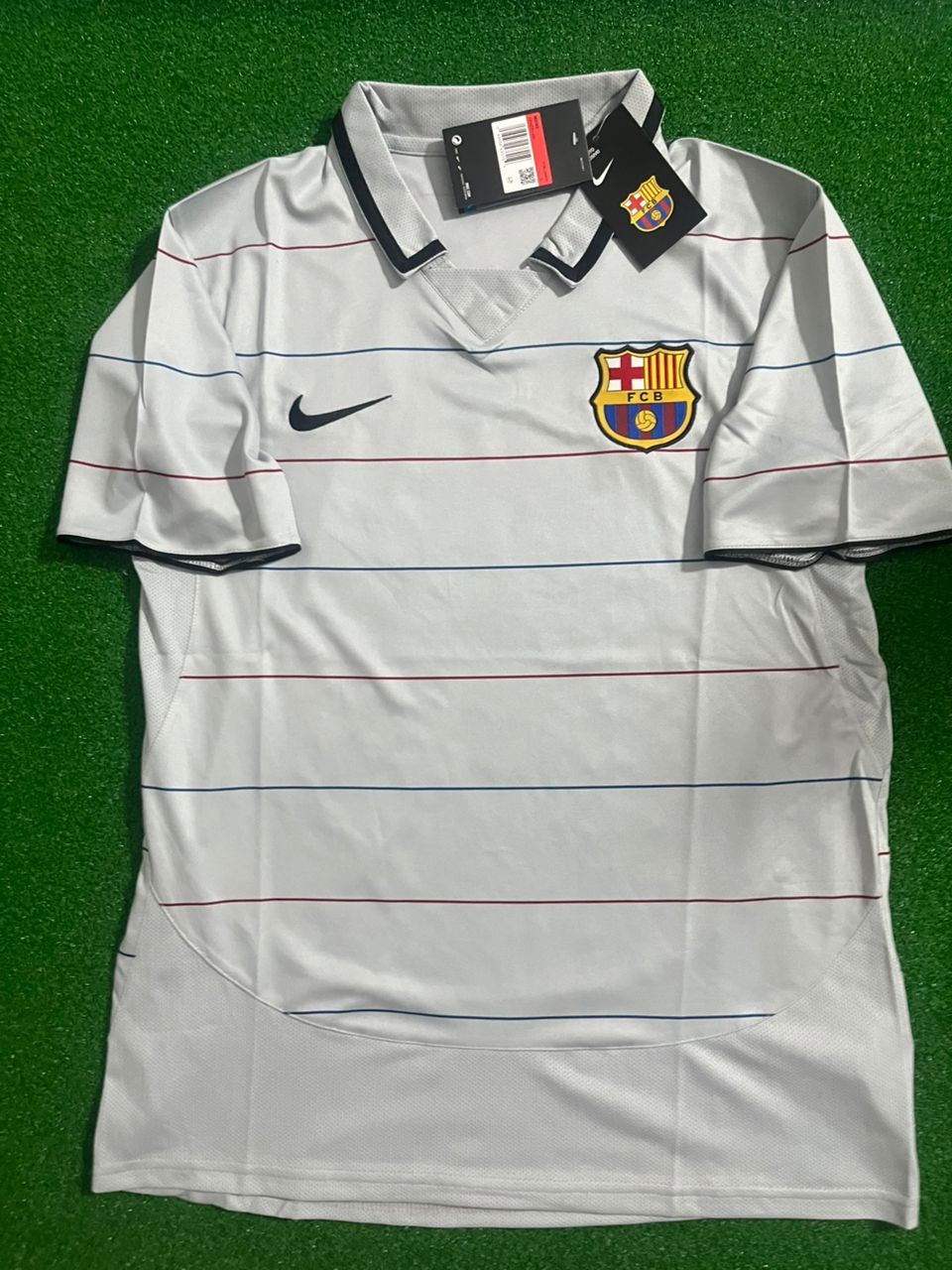 Ronaldinho Gaucho 10 - Barcelona 2003/2004 Blue Garnet Retro Jersey Trikot