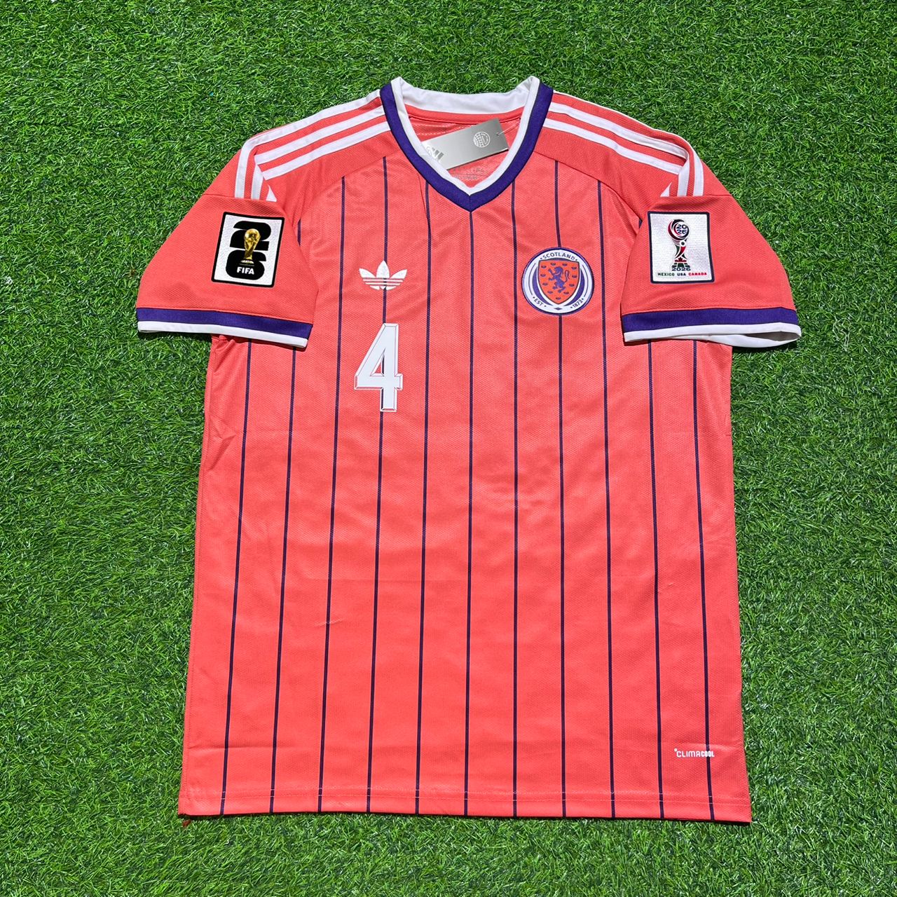 Scott McTominay #4 Schottland 2026 Weltmeisterschaft Auswärts Trikot Orange