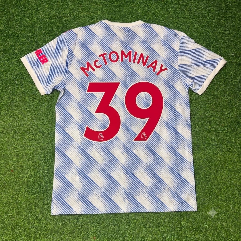 Scott McTominay Manchester United 2021-2022 Auswärtstrikot Retro-Fußballtrikot der letzten Saison