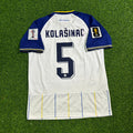 Sead Kolasinac Bosnia and Herzegovina 2026 World Cup White Football Jersey