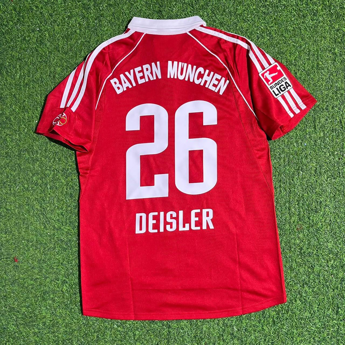 Sebastian Deisler FC Bayern München 2005/06 Bundesliga Rotes Retro-Heimtrikot