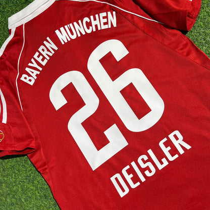 Sebastian Deisler FC Bayern München 2005/06 Bundesliga Rotes Retro-Heimtrikot