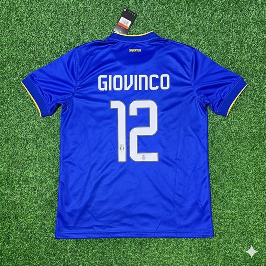 Sebastian Giovinco Juventus 2014/15 Equipación de fútbol retro azul