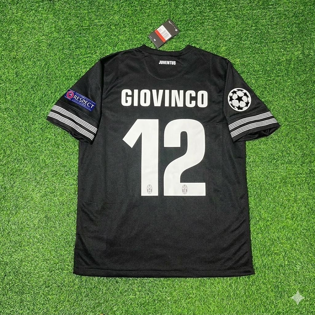 Sebastian Giovinco 12- Juventus Home 2012 2013 Season Retro Jersey Trikot