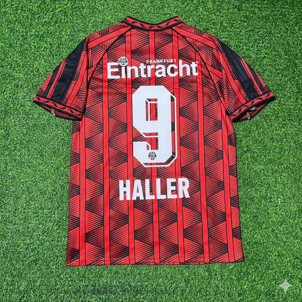 Sebastian Haller 9 - Eintracht Frankfurt Retro Fußballtrikot