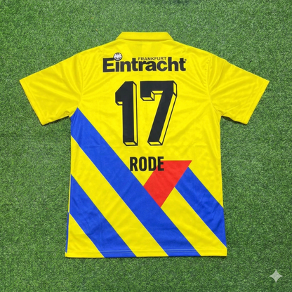 Maillot de Foot Rétro Jaune Eintracht Francfort Sebastian Rode