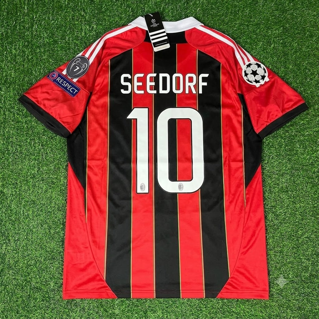 Clarence Seedorf – AC Mailand Heim Retro Trikot – | Trikot | Maillot Fußballtrikot