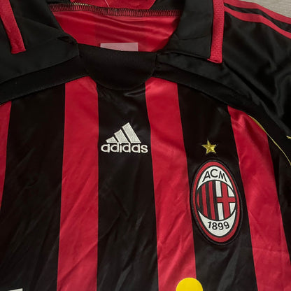 Clarence Seedorf 10 – AC Milan 2008-2009 Home Gold Printing Retro Kit Jersey – | Trikot | Maillot