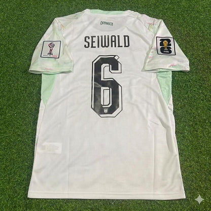 Nicolas Seiwald Austria White 2026 World Cup Football Jersey