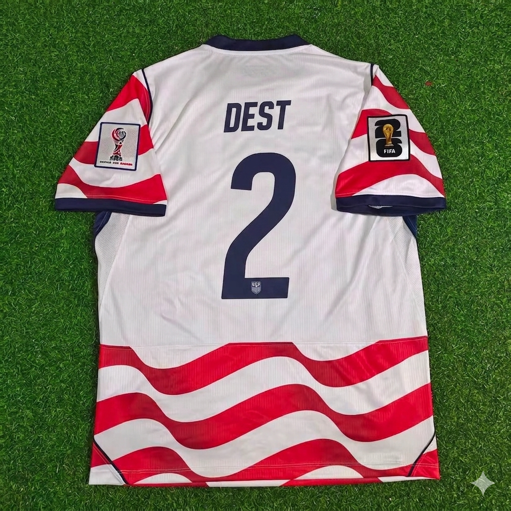 Sergiño Dest 2- USA 2026 World Cup Heimtrikot