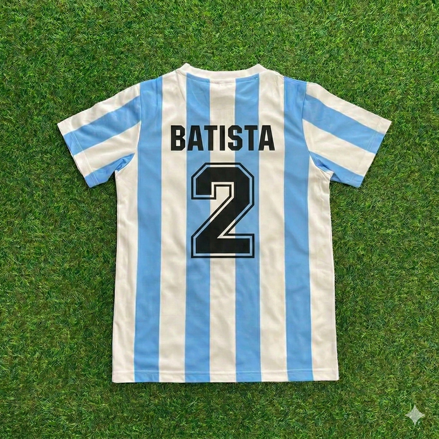 Sergio Batista 2- Argentina 1986 Home Retro Football Jersey Kit