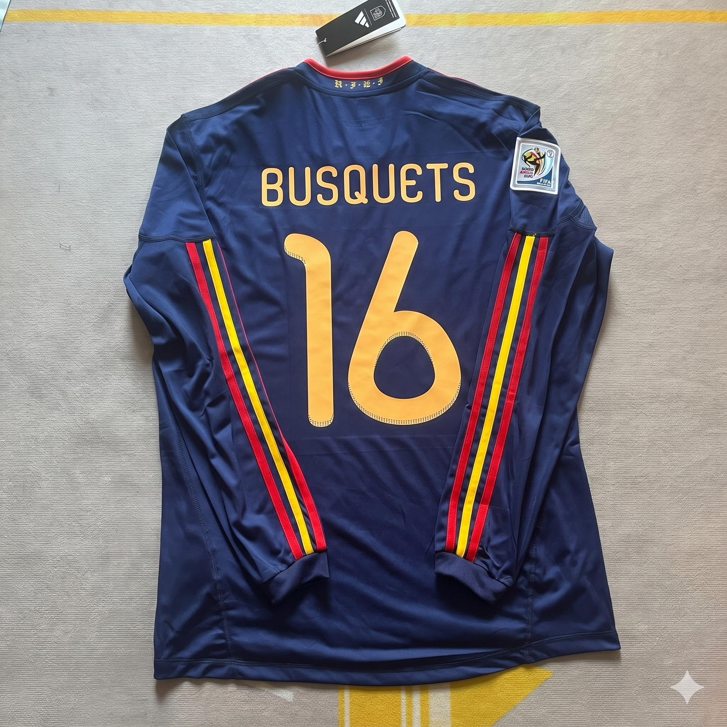 Sergio Busquets – Spanien WM-Finale 2010 Retro-Trikot
