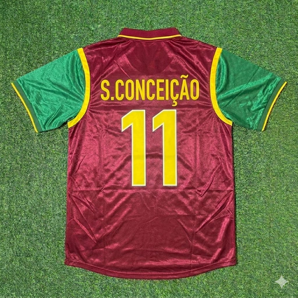 Sérgio Conceição #11 Portugal 1998 WM Retro Trikot